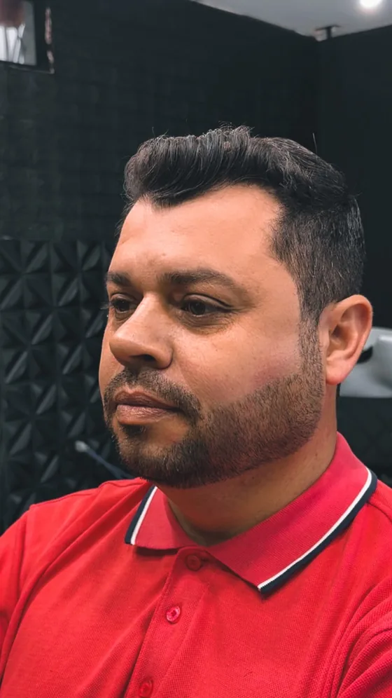 Corte masculino com acabamento nas laterais na Pa'taco